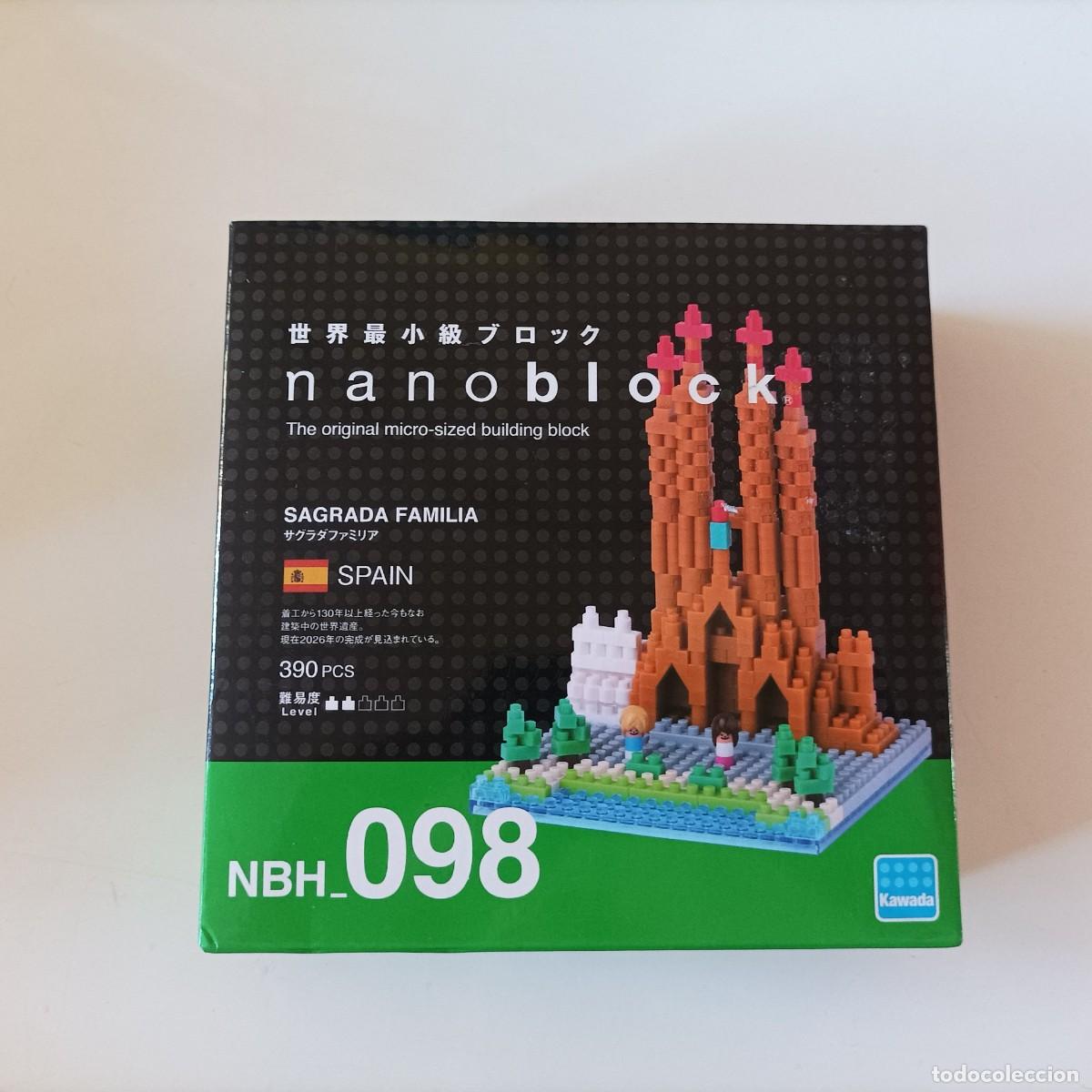 Juguetes antiguos y juegos de colecci&oacute;n: Kawada Nanoblock, NBH-098, Sagrada Familia Basilica Micro NUEVO EN SU CAJA