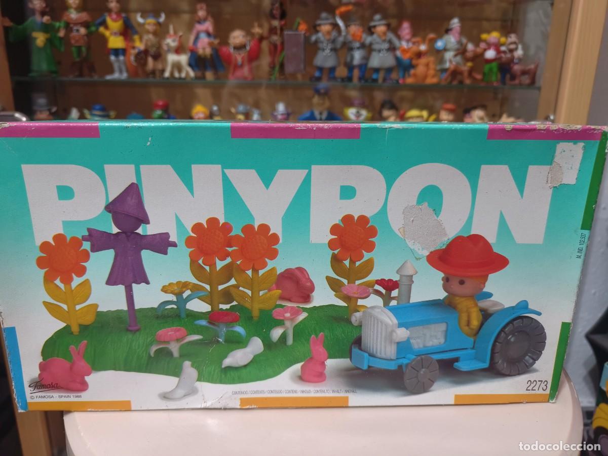 Juguetes antiguos y juegos de colecci&oacute;n: Ocasion ! Antigua caja sin abrir Pinypon a&ntilde;os 80 90 Ref. 2273 Tractor granja