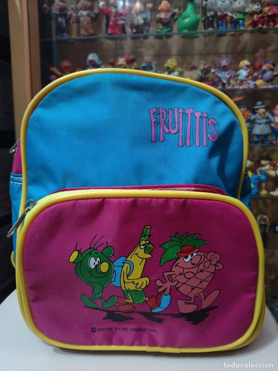 Juguetes antiguos y juegos de colecci&oacute;n: Ocasion ! Preciosa mochila original vintage a&ntilde;os 90 nueva sin uso Los Fruittis nueva sin uso