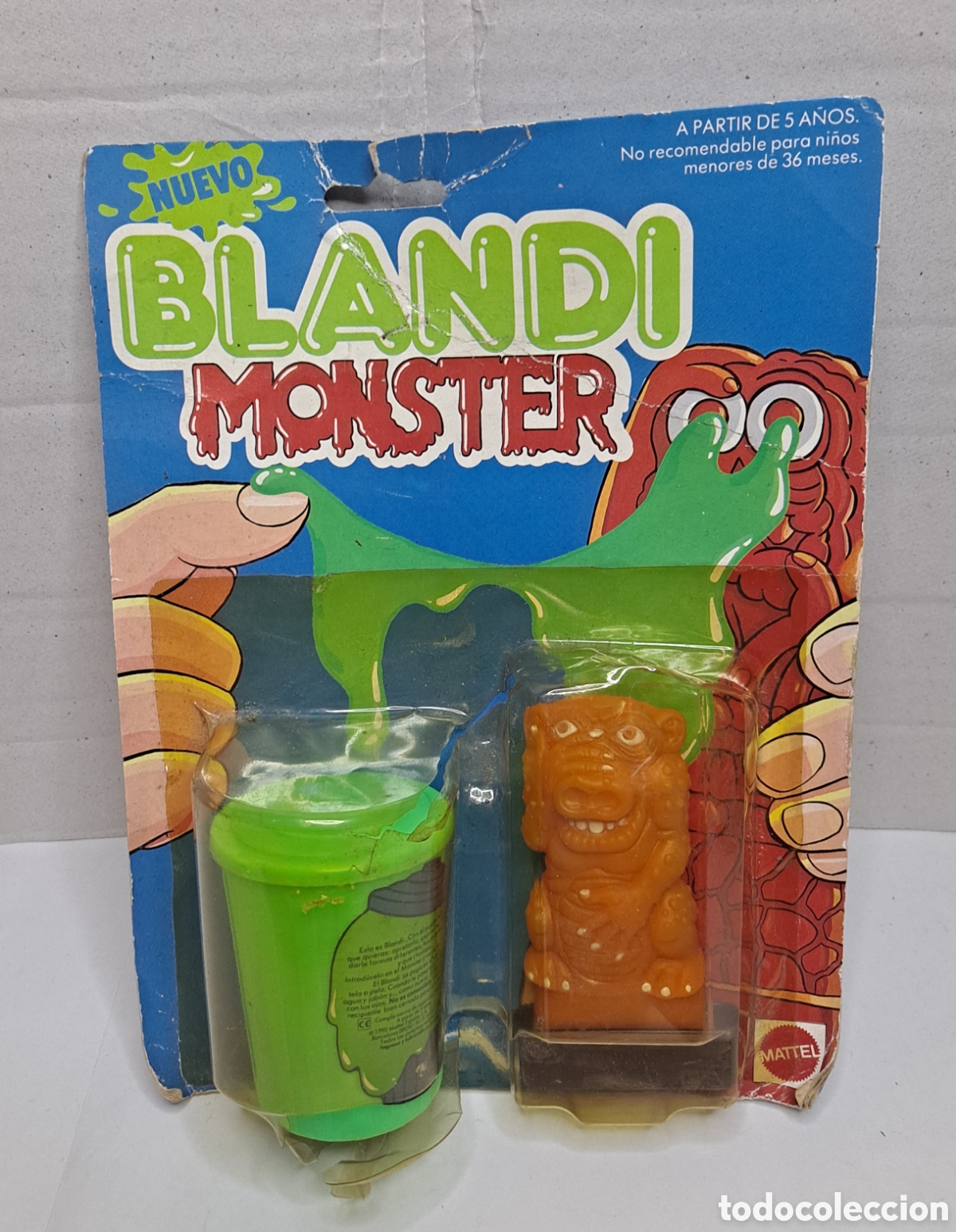 Juguetes antiguos y juegos de colecci&oacute;n: BLANDI MONSTER. MATTEL. MISTER MOK. REF 6435. 1990. SIN JUGAR. BLISTER.