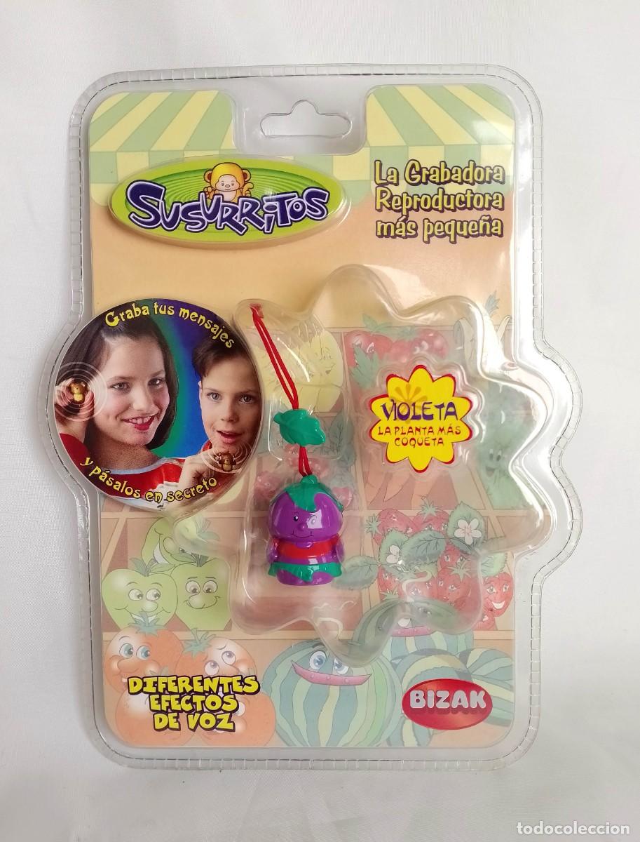 Juguetes antiguos y juegos de colecci&oacute;n: SUSURRITOS, VIOLETA. MINI GRABADOR REPRODUCTOR. BIZAK