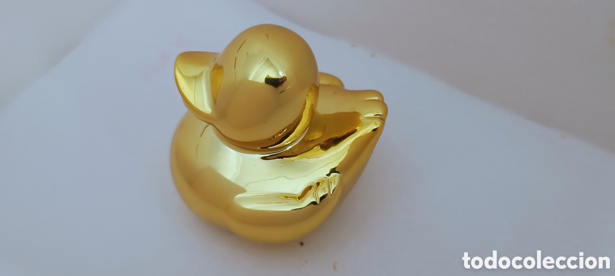Altes Spielzeug und Spiele: Patito de goma dorado y Lote patitos