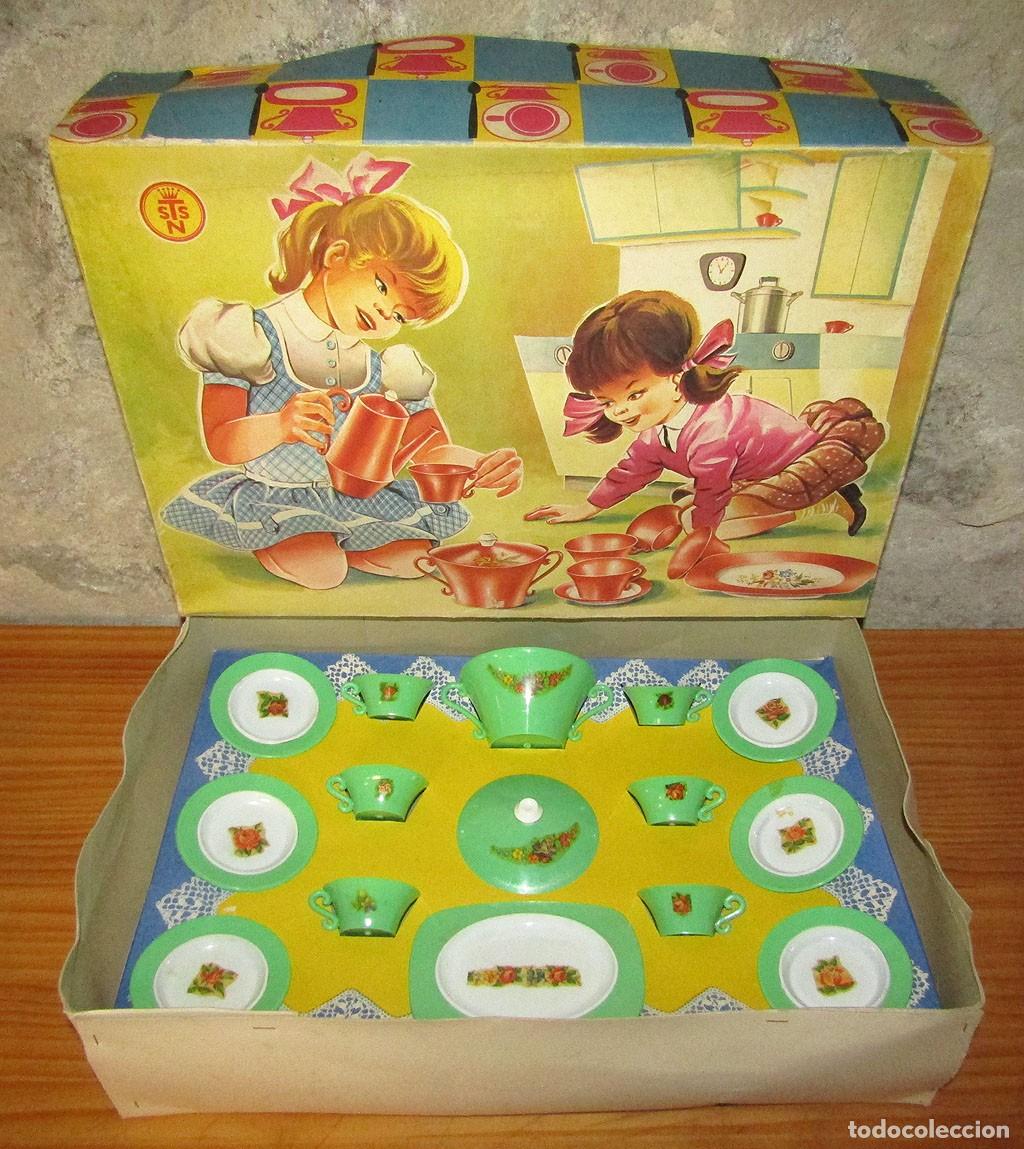 Juguetes antiguos y juegos de colecci&oacute;n: ANTIGUO JUEGO DE CAFE O TE - NUEVO Y EN SU CAJA - A&Ntilde;OS 60