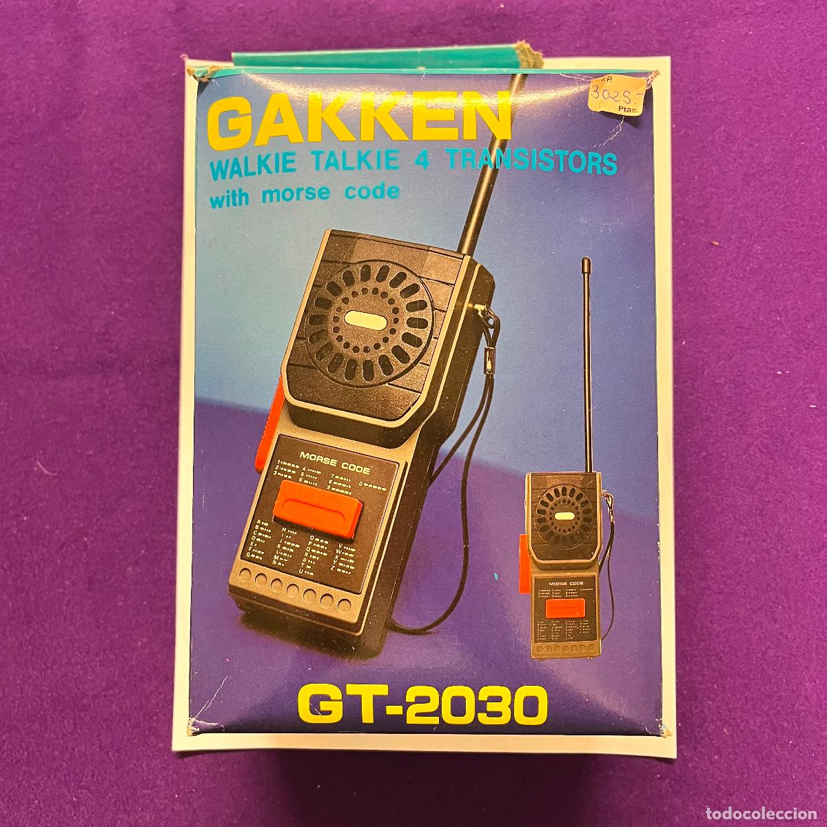 Antique Toys and Collectible Games: GAKKEN WALKIE TALKIE. GT-2030. 4 TRANSISTORS. NO ESTAN PROBADOS.