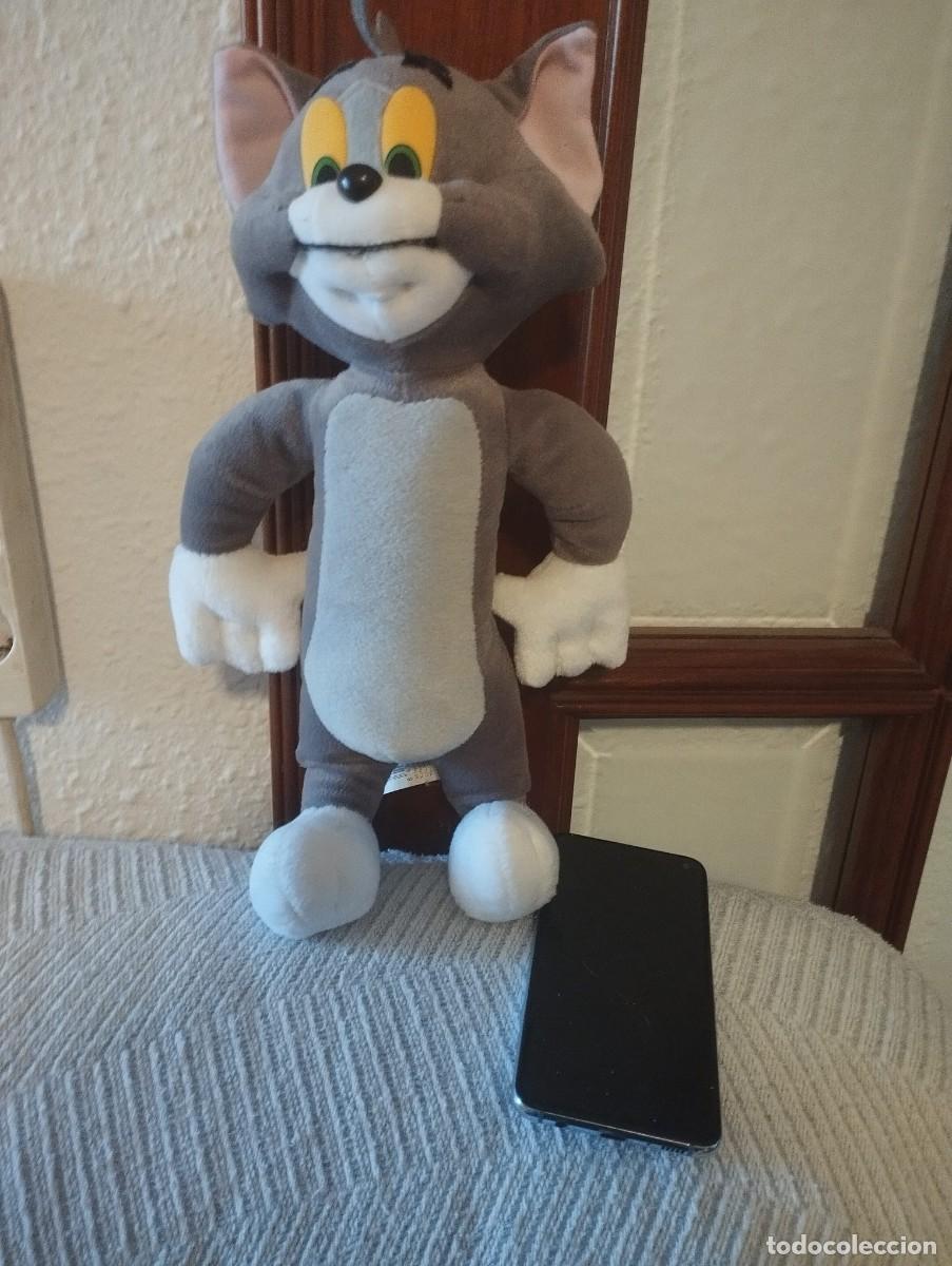 Juguetes antiguos y juegos de colecci&oacute;n: peluche de tom de la serie de tom y jerry