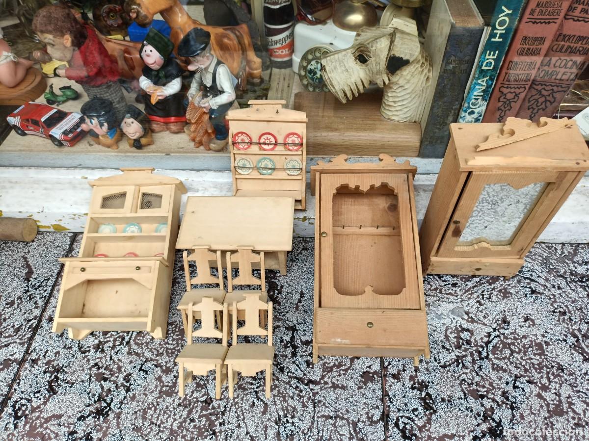 Altes Spielzeug und Spiele: LOTE DE MUEBLES PARA RESTAURAR CASA DE MU&Ntilde;ECAS.