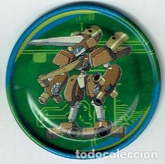 Juguetes antiguos y juegos de colecci&oacute;n: COLECCI&Oacute;N TAZOS MAGIC BOX INT. MEDABOTS METAL RAPPERS TAZO MET&Aacute;LICO CAPS POGS N&Uacute;MERO 199 ANIME