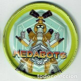 Juguetes antiguos y juegos de colecci&oacute;n: COLECCI&Oacute;N TAZOS MAGIC BOX INT. MEDABOTS METAL RAPPERS TAZO MET&Aacute;LICO CAPS POGS N&Uacute;MERO 150 ANIME