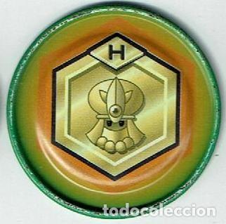Juguetes antiguos y juegos de colecci&oacute;n: COLECCI&Oacute;N TAZOS MAGIC BOX INT. MEDABOTS METAL RAPPERS TAZO MET&Aacute;LICO CAPS POGS N&Uacute;MERO 91 H ANIME