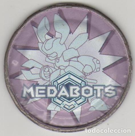 Juguetes antiguos y juegos de colecci&oacute;n: COLECCI&Oacute;N TAZOS MAGIC BOX INT. MEDABOTS METAL RAPPERS TAZO MET&Aacute;LICO CAPS POGS N&Uacute;MERO 75 ANIME