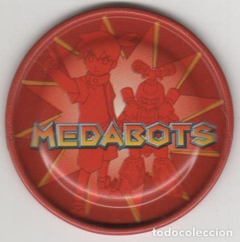 Juguetes antiguos y juegos de colecci&oacute;n: COLECCI&Oacute;N TAZOS MAGIC BOX INT. MEDABOTS METAL RAPPERS TAZO MET&Aacute;LICO CAPS POGS N&Uacute;MERO 25 ANIME