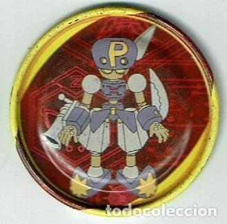 Juguetes antiguos y juegos de colecci&oacute;n: COLECCI&Oacute;N TAZOS MAGIC BOX INT. MEDABOTS METAL RAPPERS TAZO CAPS POGS MET&Aacute;LICO N&ordm; 41