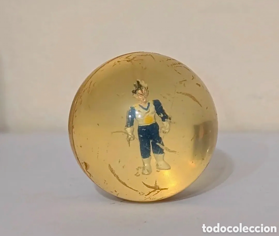 Juguetes antiguos y juegos de colecci&oacute;n: Dragon Ball Z Pelota Saltarina Figura mu&ntilde;eco Vegeta. &iexcl;Muy Rara!. Bola de Dragon. Bola de Drac