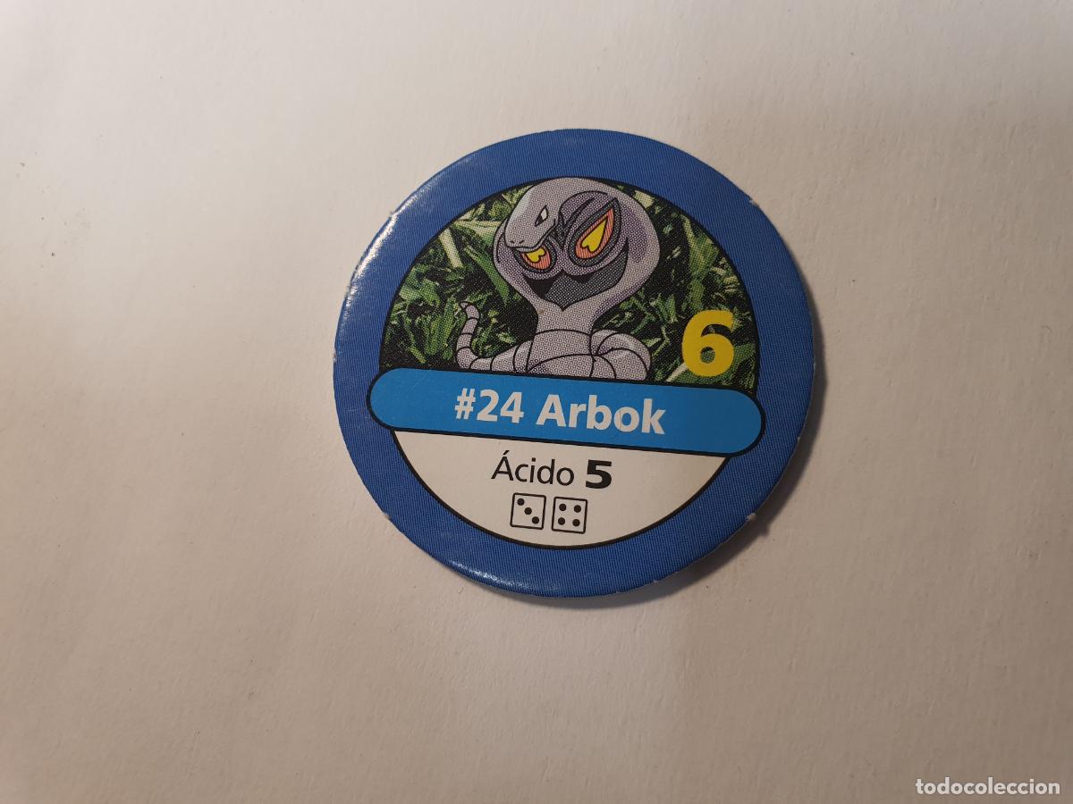 Jouets Anciens et Jeux de collection: TAZO FICHA POKEMON -- A&Ntilde;O 1995 1996 1998 -- JUEGO MAESTRO POKEMON MB -- N&ordm; 24