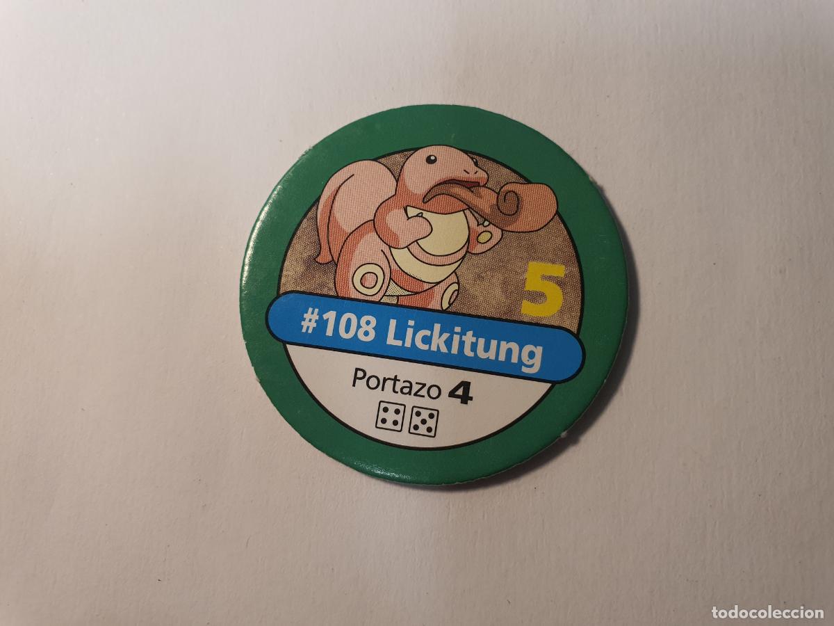 Juguetes antiguos y juegos de colecci&oacute;n: TAZO FICHA POKEMON -- A&Ntilde;O 1995 1996 1998 -- JUEGO MAESTRO POKEMON MB -- N&ordm; 108
