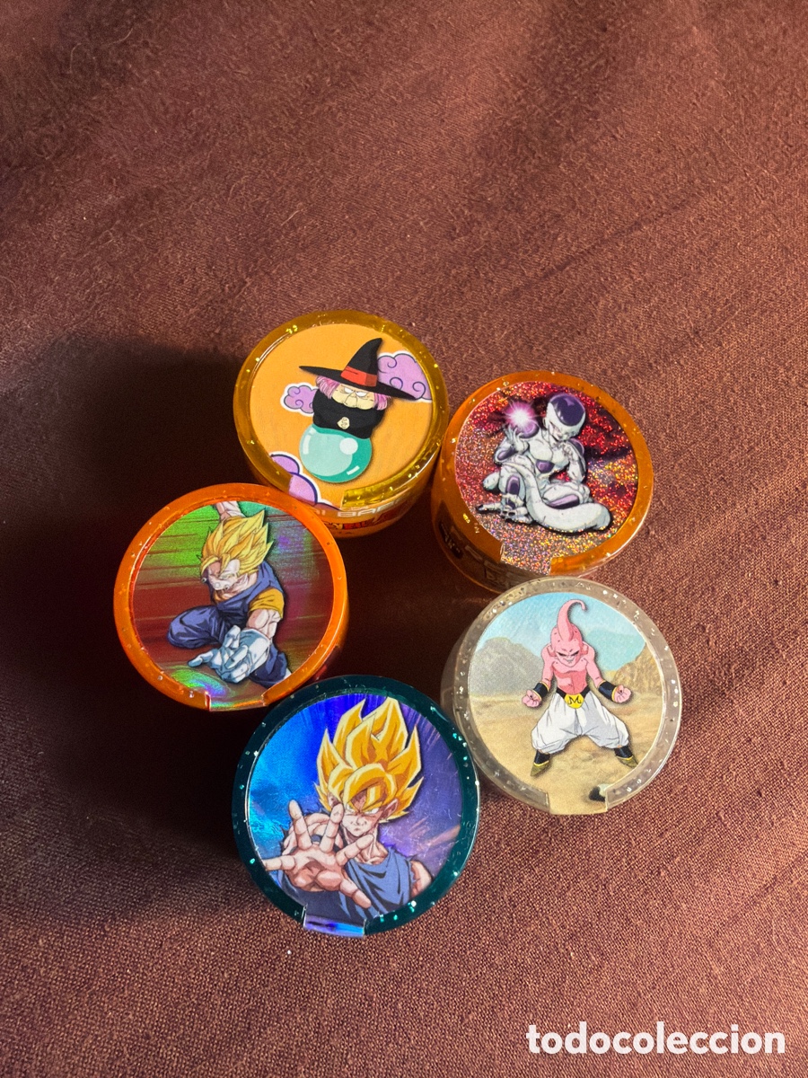 Juguetes antiguos y juegos de colecci&oacute;n: Lote 5 Power Rollers Dragon Ball Z