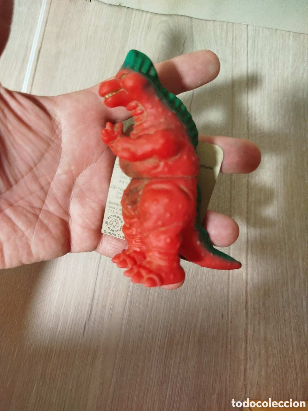 Juguetes antiguos y juegos de colecci&oacute;n: Mu&ntilde;eco Kaiju marca Simba retro