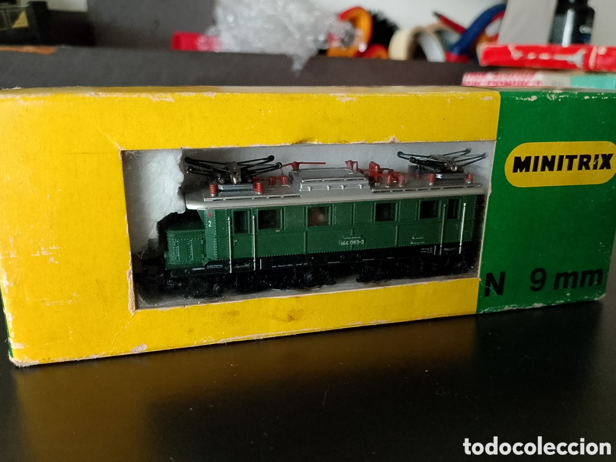 Juguetes antiguos y juegos de colecci&oacute;n: locomotora el&eacute;ctrica de Minitrix