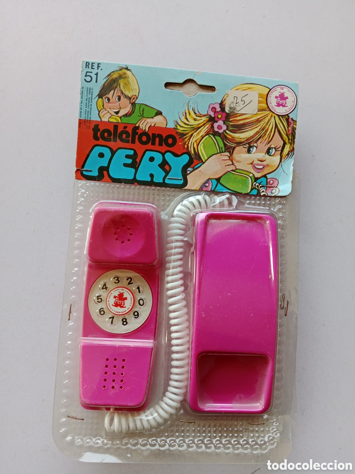 Juguetes antiguos y juegos de colecci&oacute;n: TEL&Eacute;FONO PERY . JUGUETE DE KIOSKO