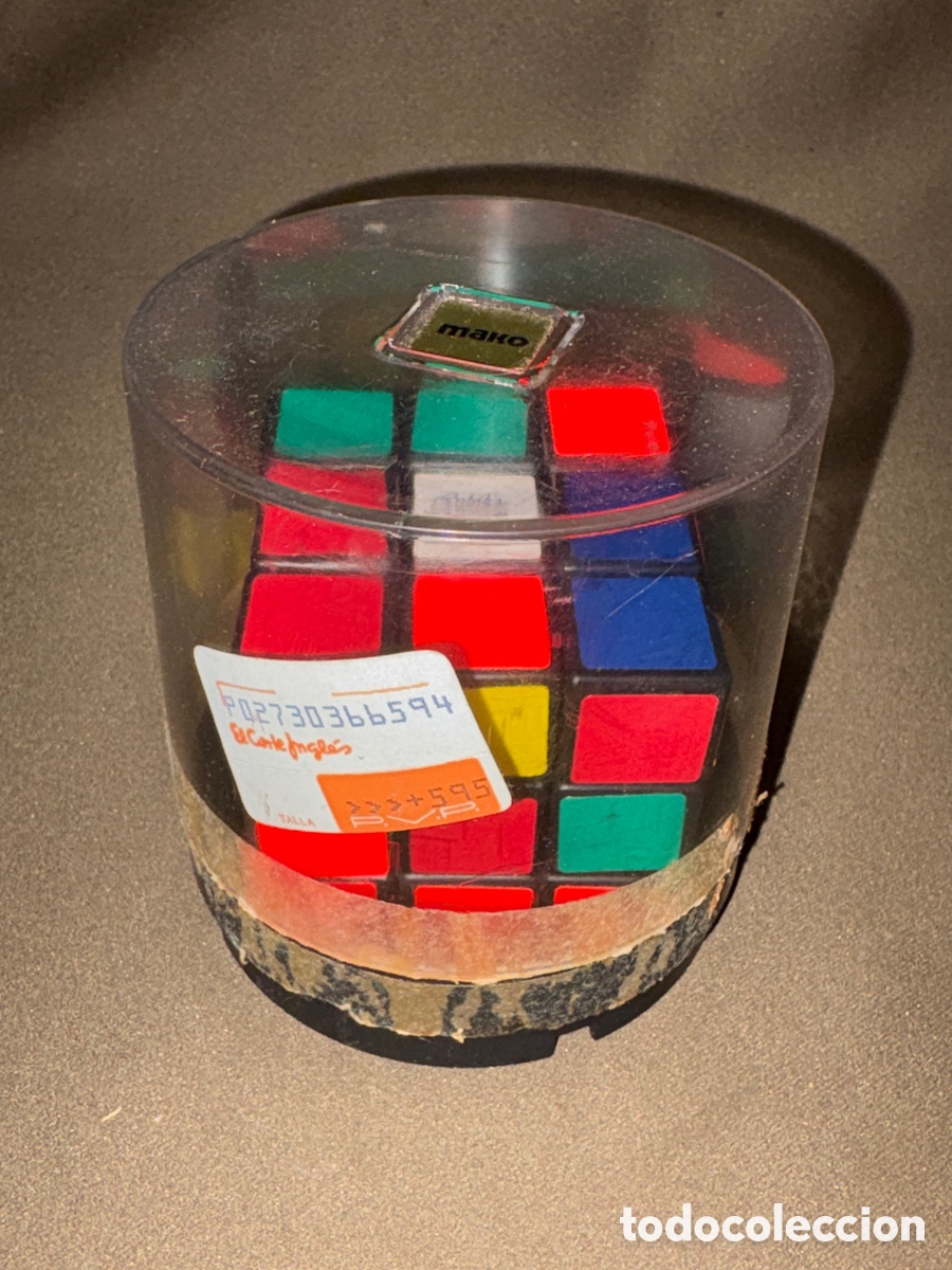 Juguetes antiguos y juegos de colecci&oacute;n: Antiguo Cubo rubiks mako, original 80.*en su caja*ver fotos