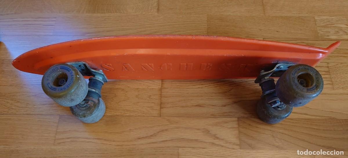 Juguetes antiguos y juegos de colecci&oacute;n: Skate Sancheski Naranja