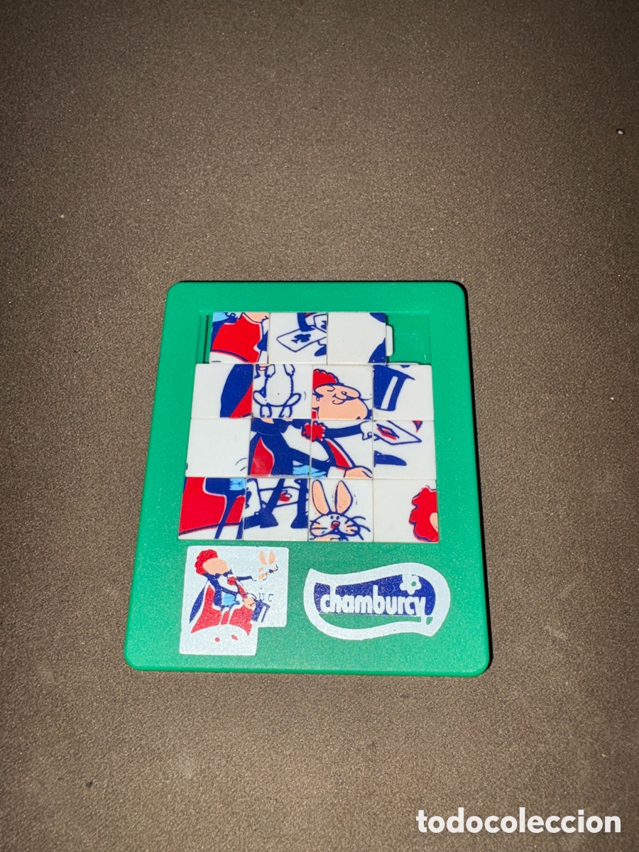 Juguetes antiguos y juegos de colecci&oacute;n: PUZZLE LABERINTO PROMOCIONAL CHAMBURCY, MAGO CONEJO Y CHISTERA, A&Ntilde;OS 80
