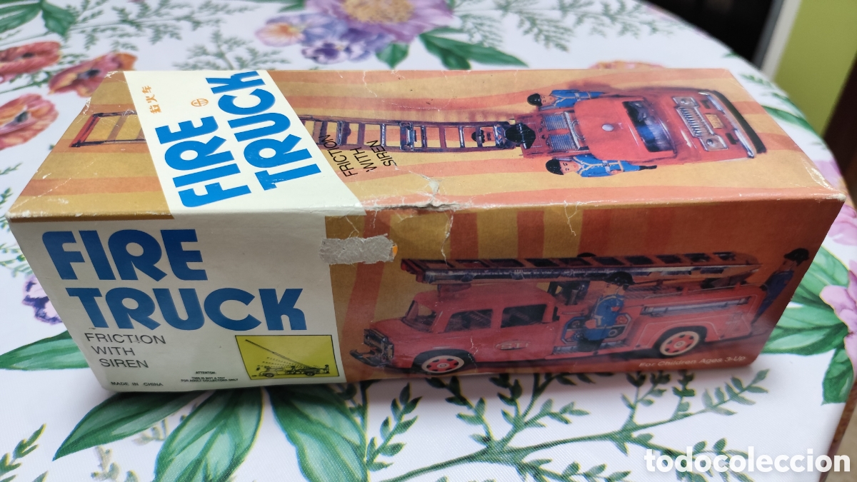 Juguetes antiguos y juegos de colecci&oacute;n: Camion de Bomberos vintage