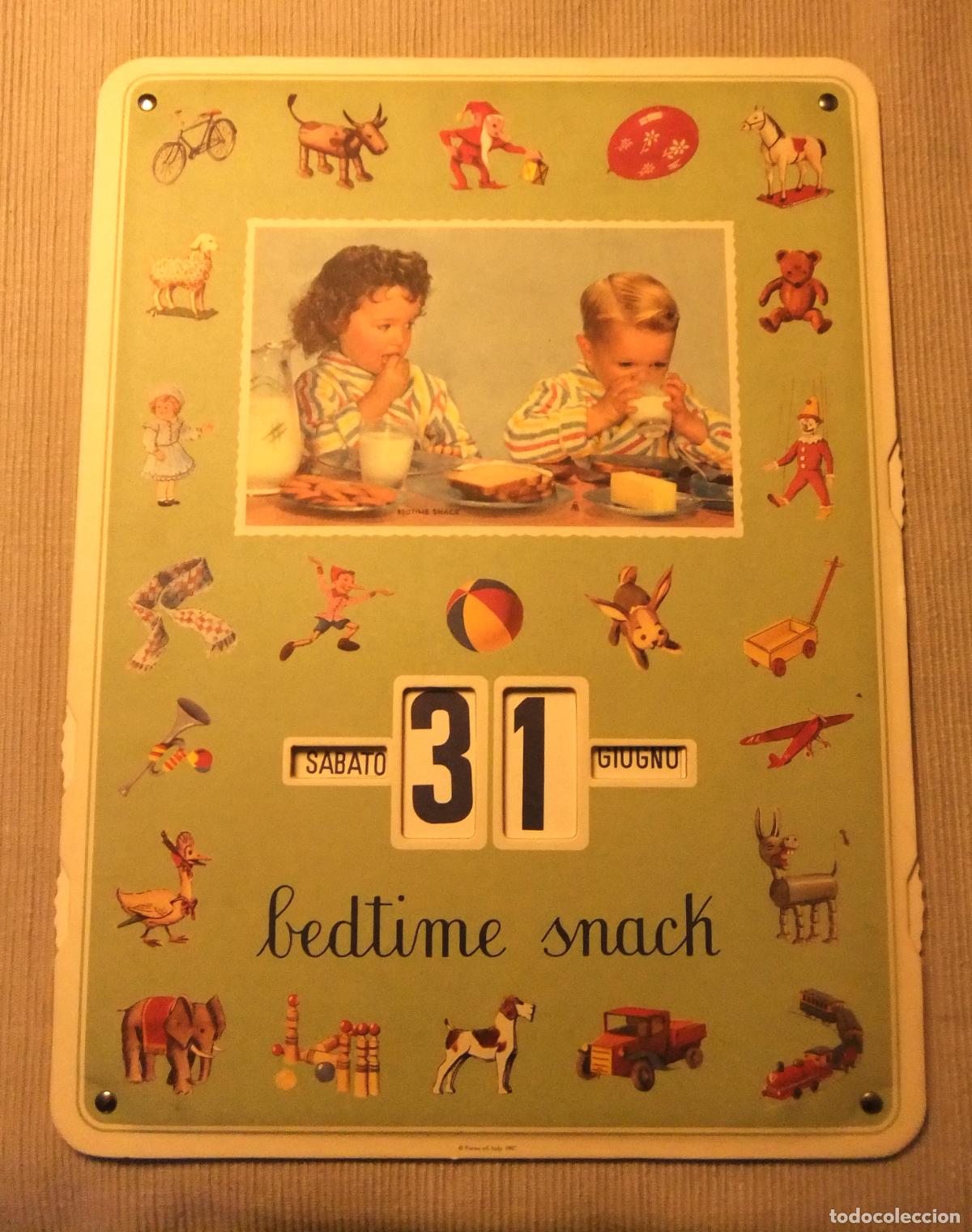 Juguetes antiguos y juegos de colecci&oacute;n: CALENDARIO PERPETUO INFANTIL VINTAGE (ITALIA)