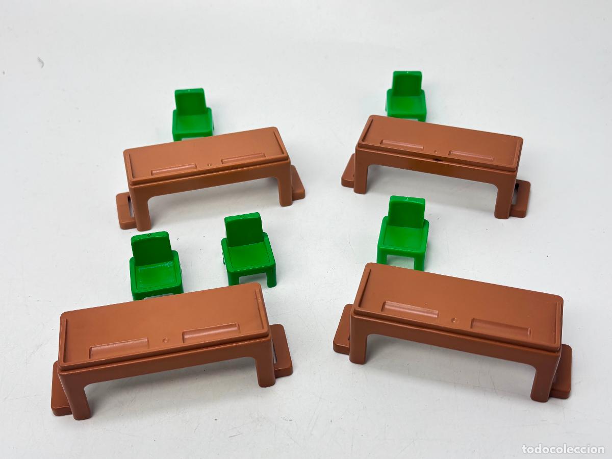Jouets Anciens et Jeux de collection: Playmobil 3522 lote de mesa y silla escuela