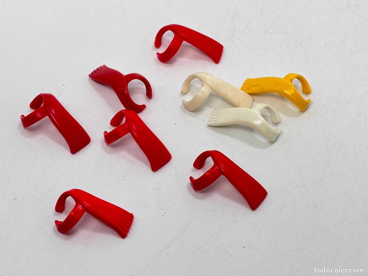 Antique Toys and Collectible Games: Playmobil lote bufanda roja blanca amarilla