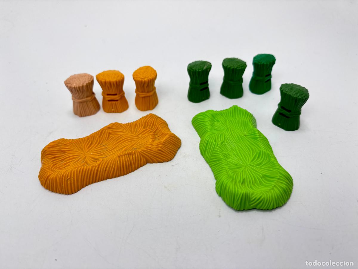 Altes Spielzeug und Spiele: Playmobil lote fardo de paja verde y amarilla
