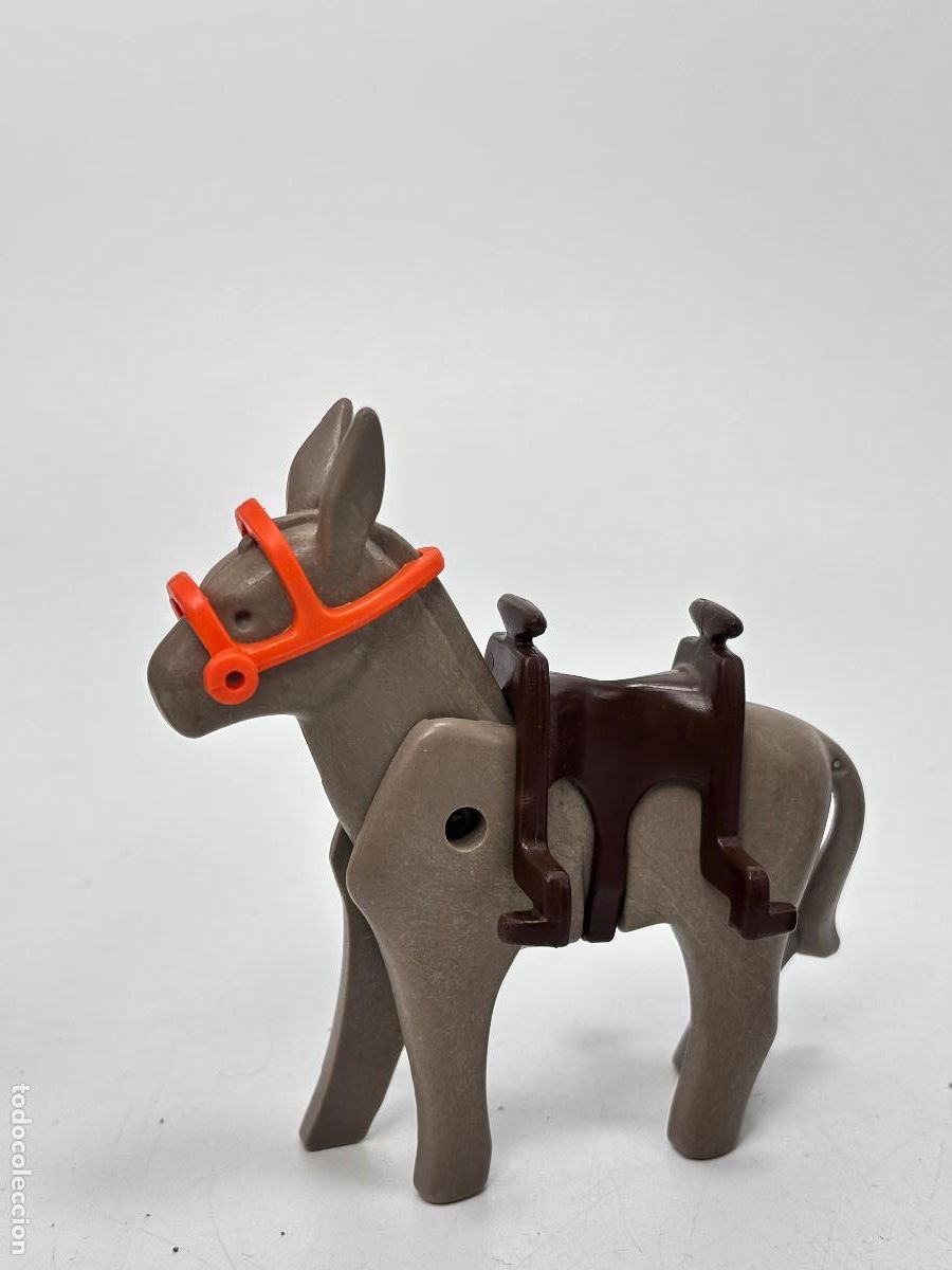 Giocattoli antichi e Giochi di collezione: Playmobil burro con silla y bocado