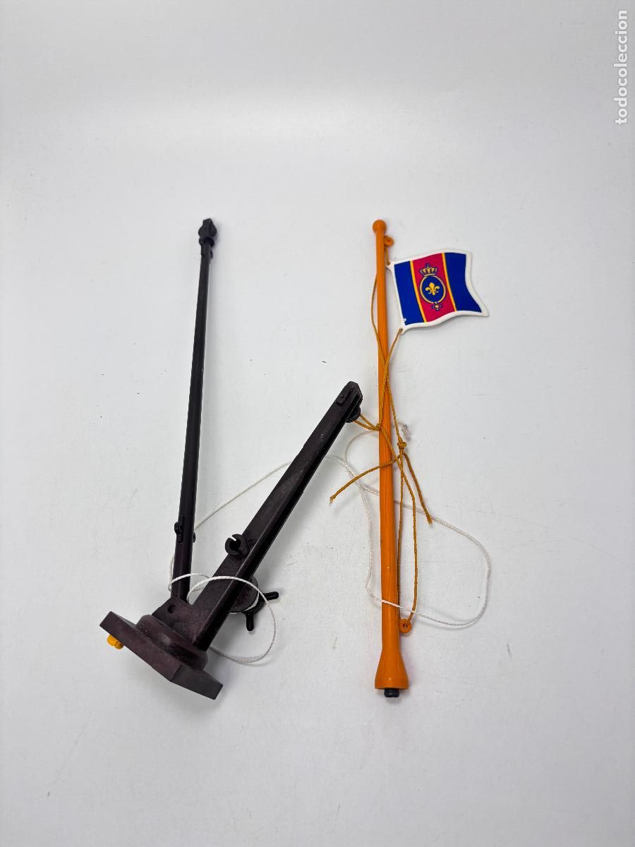 Giocattoli antichi e Giochi di collezione: Playmobil 3112 3288 gr&uacute;a y m&aacute;stil bandera fuerte ingles