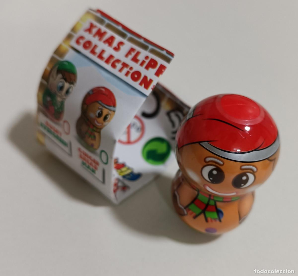 Juguetes antiguos y juegos de colecci&oacute;n: mu&ntilde;eco bread jenjjibre ginger checklist check navidad desplegable folleto flipperz xmas navide&ntilde;o