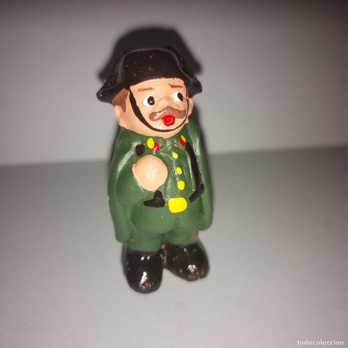 Juguetes antiguos y juegos de colecci&oacute;n: GUARDIA CIVIL, Figura mu&ntilde;eco barro terracota