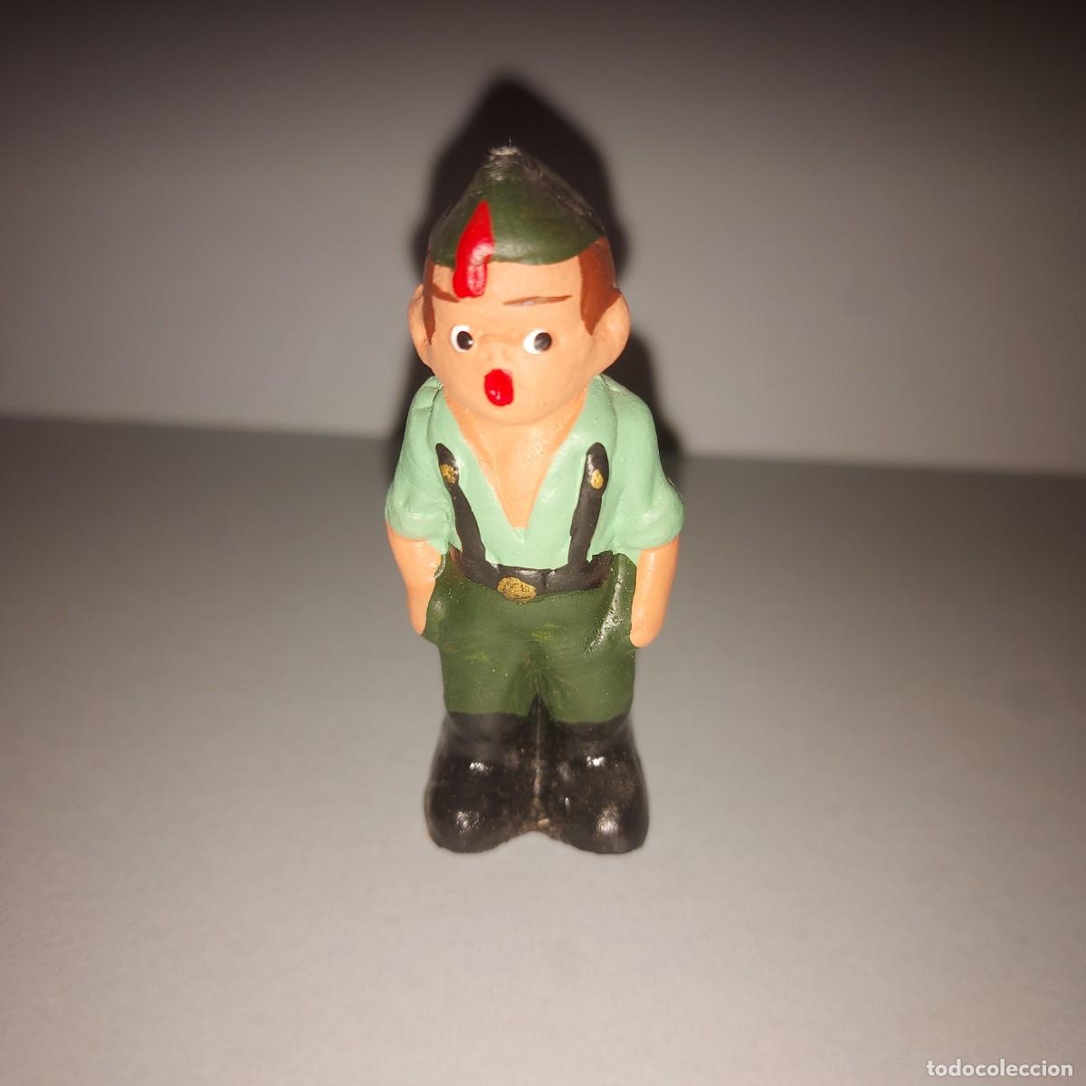 Juguetes antiguos y juegos de colecci&oacute;n: LEGIONARIO Figura mu&ntilde;eco barro terracota Alborox