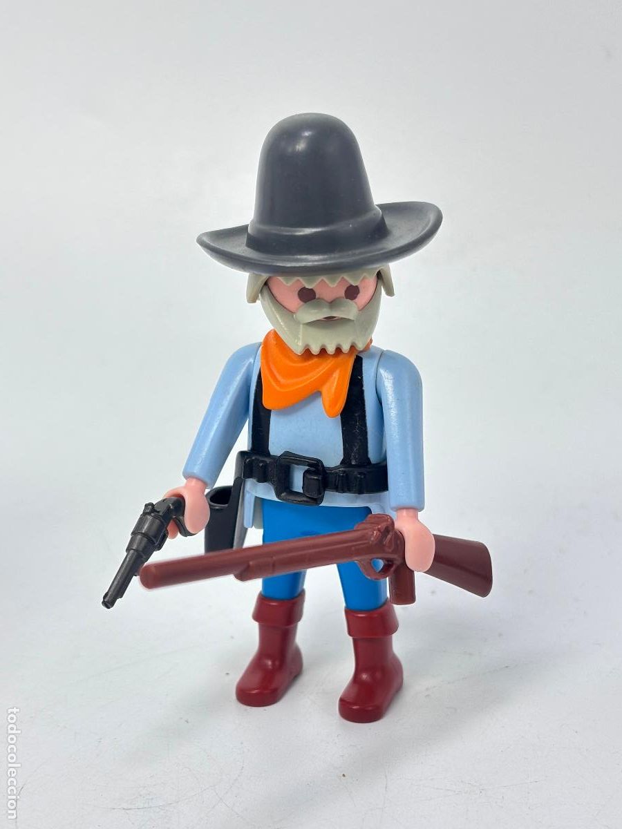 Juguetes antiguos y juegos de colecci&oacute;n: Playmobil 3802 figura vaquero mina