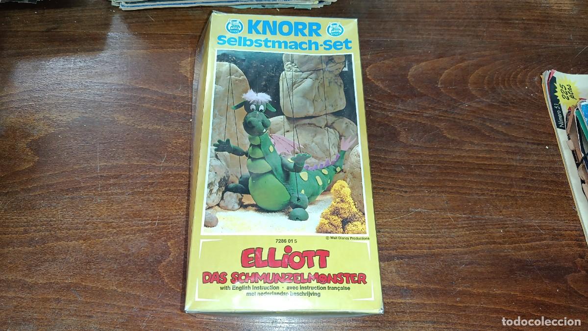Juguetes antiguos y juegos de colecci&oacute;n: KNORR : ANTIGUO JUGUETE KIT DE MONTAJE MARIONETA PETE&acute;S DRAGON ELLIOTT WALT DISNEY A&Ntilde;OS 70