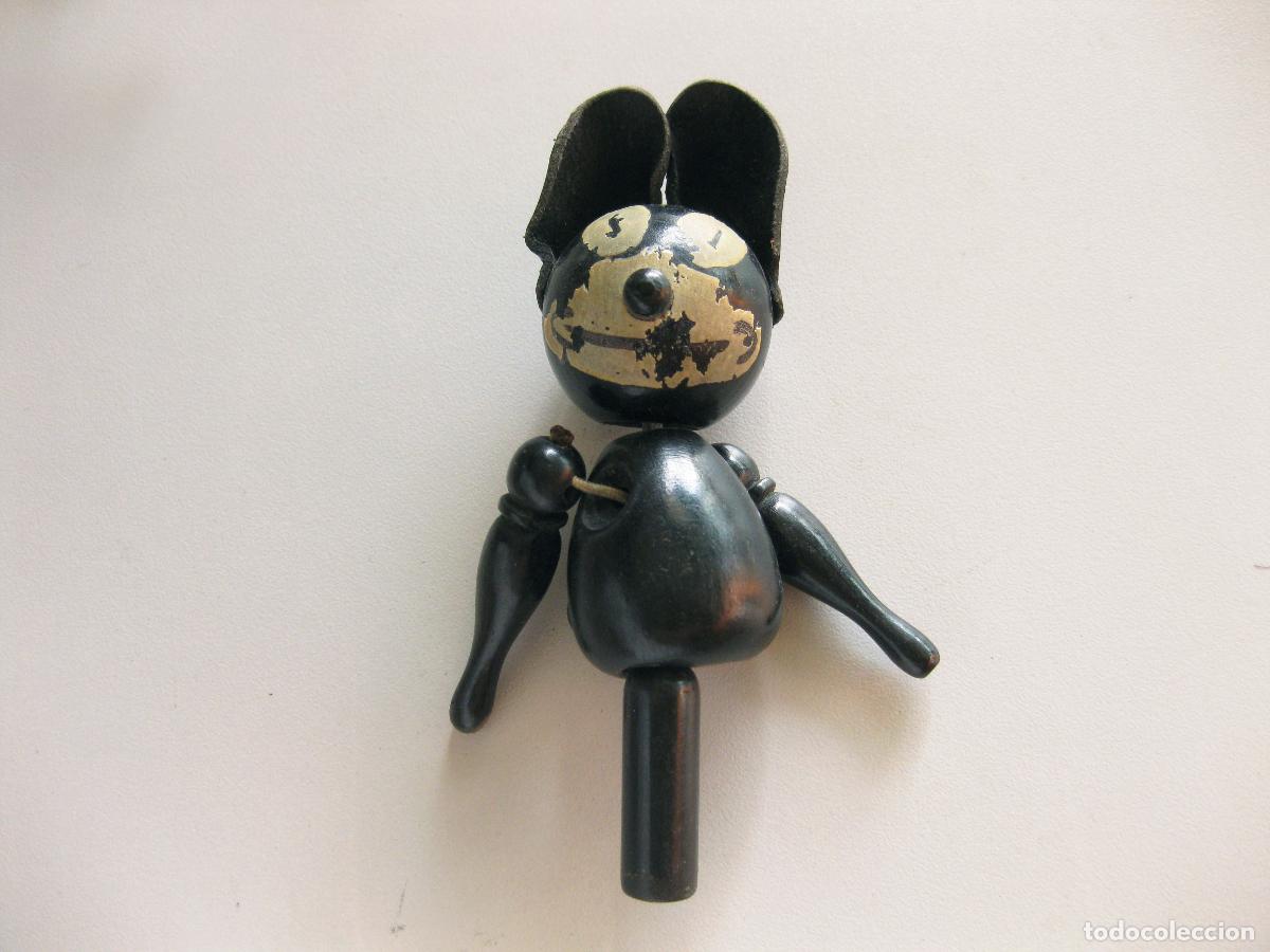 Juguetes antiguos y juegos de colecci&oacute;n: RESTOS DE ANTIGUA FIGURA DEL GATO FELIX HECHO EN MADERA. TIPO GOULA.