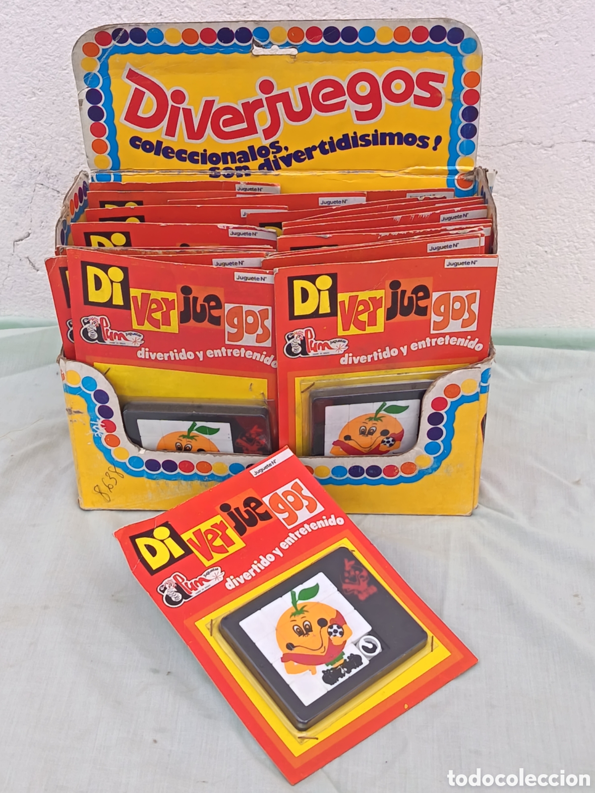 Juguetes antiguos y juegos de colecci&oacute;n: Puzzle Naranjito de los 80 sin abrir. 18x13cm.
