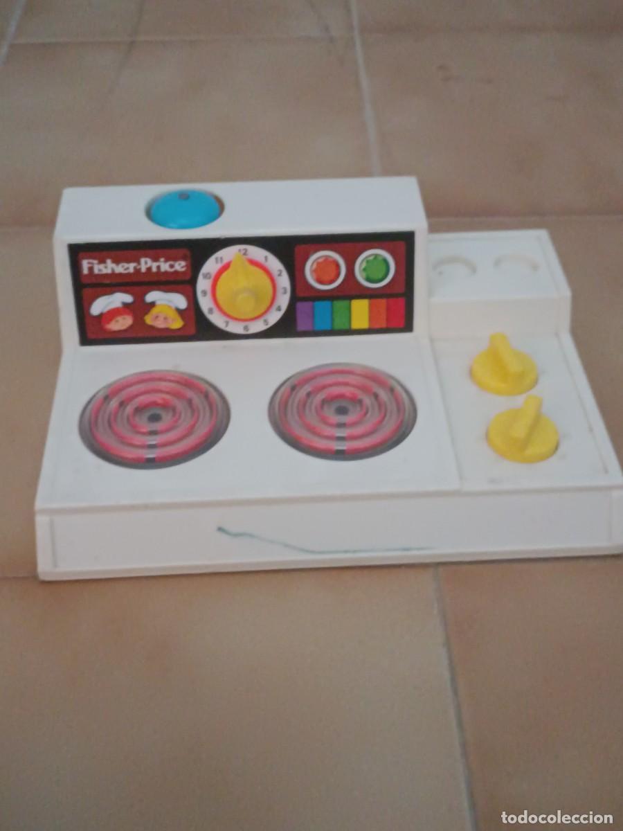 Juguetes antiguos y juegos de colecci&oacute;n: Fisher-Price Kitchen Set 919 Magic Burner vintage