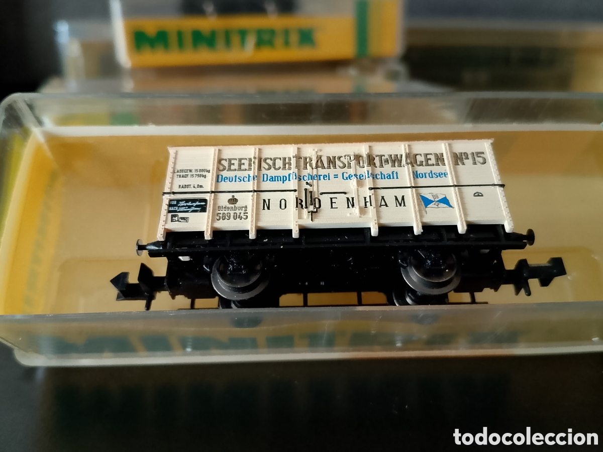 Juguetes antiguos y juegos de colecci&oacute;n: Vag&oacute;n mercanc&iacute;as Minitrix