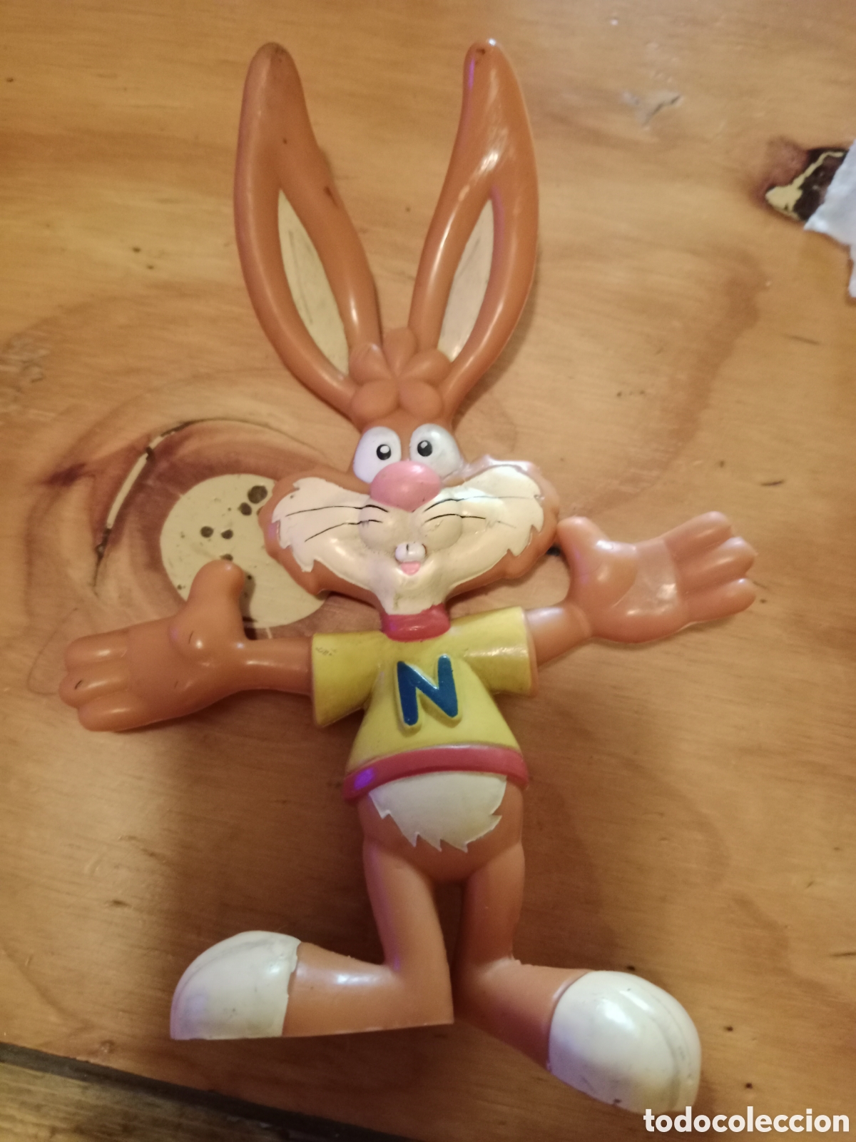 Juguetes antiguos y juegos de colecci&oacute;n: Figura conejo nesquik