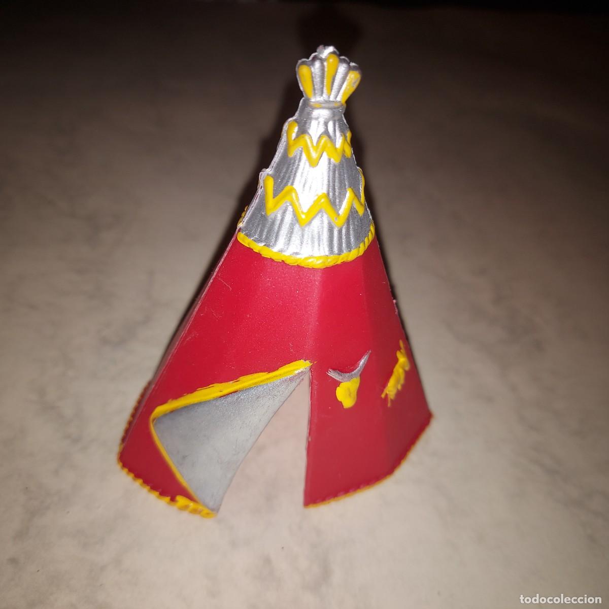 Juguetes antiguos y juegos de colecci&oacute;n: TIENDA TIPI INDIO JUGUETE VINTAGE, FIGURA DEL OESTE