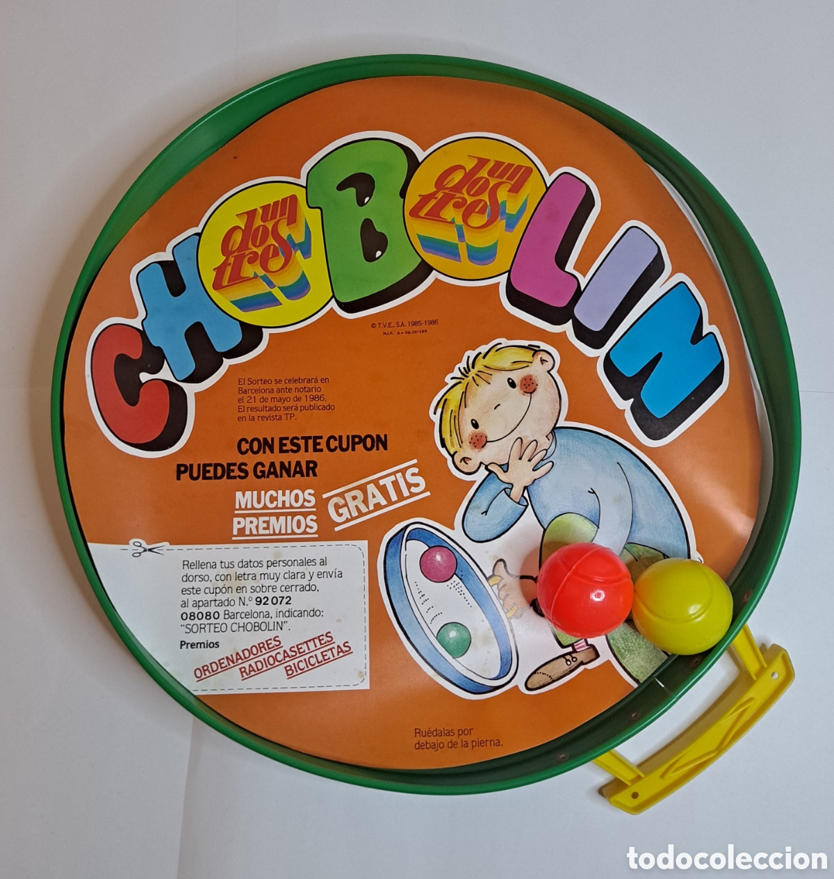 Juguetes antiguos y juegos de colecci&oacute;n: CHOBOLIN. JUEGO DEL UN DOS TRES. NUEVO. A&Ntilde;OS 80. TVE.1985 1986.MUY RARO.HABILIDAD. 1 2 3