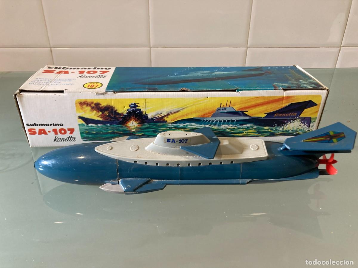 Juguetes antiguos y juegos de colecci&oacute;n: JUGUETE SUBMARINO RANETTA SA - 107 CON CAJA &ndash; No funciona