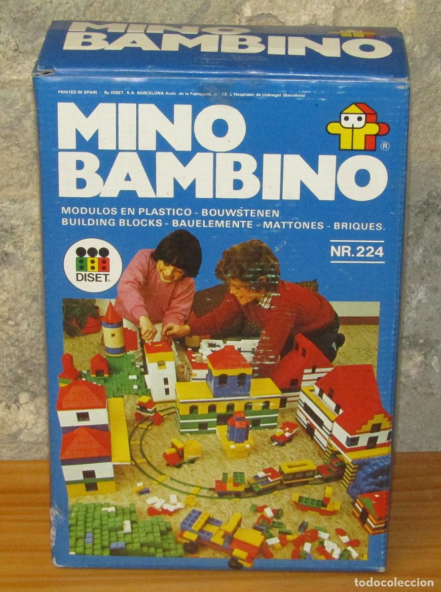Juguetes antiguos y juegos de colecci&oacute;n: MINO BAMBINO, DE DISET - ANTIGUO JUEGO DE CONSTRUCCION - REF. 224 - NUEVO A ESTRENAR