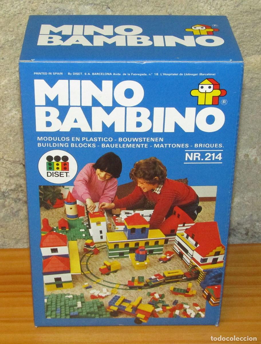 Juguetes antiguos y juegos de colecci&oacute;n: MINO BAMBINO, DE DISET - ANTIGUO JUEGO DE CONSTRUCCION - REF. 214 - NUEVO A ESTRENAR
