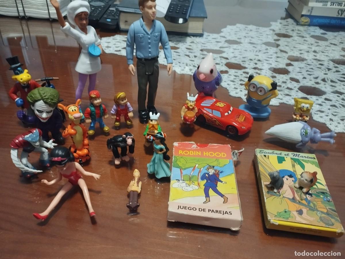 Juguetes antiguos y juegos de colecci&oacute;n: figurillas varias, disney, pizar y demas