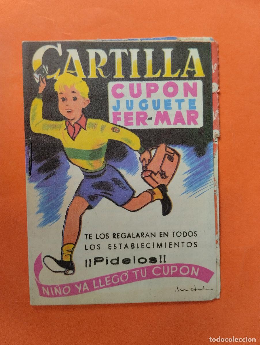 Juguetes antiguos y juegos de colecci&oacute;n: KOO - Cartilla Cup&oacute;n Juguete Fer-mar Imprenta Litograf&iacute;a Velasco